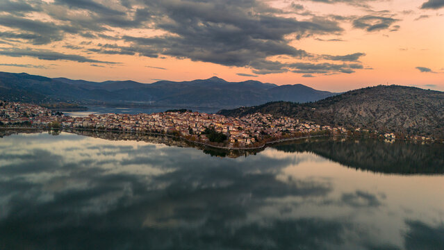 sunrise over the lake 
