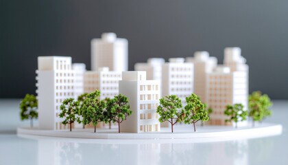 green city skyline