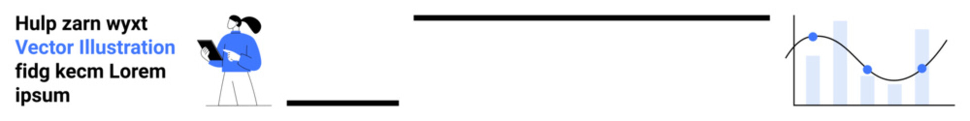 Obraz premium Business growth, data analysis, research, teamwork, predictive trends, corporate innovation. Person viewing a tablet with a graph. Data analysis and business growth concept