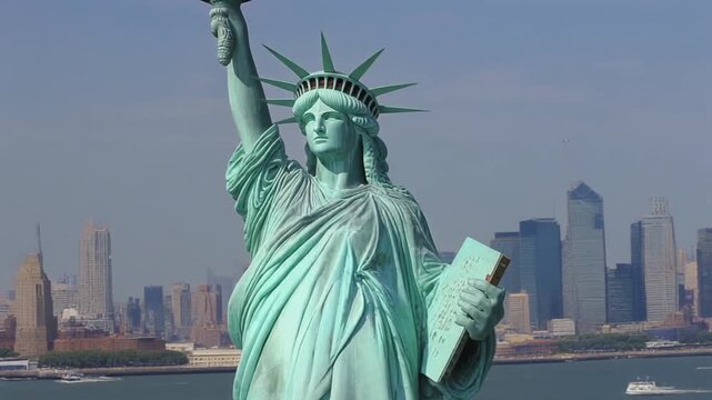 Statue of Liberty, Lady Liberty, Liberty Island, Statue of Liberty National Monument, New Yo.