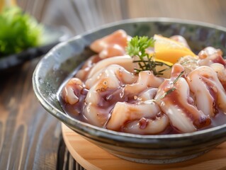 Japanese shiokara, fermented squid