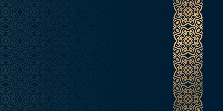Abstract background with Islamic ornamental design. Vector design with special theme for Ramadan or Eid al-Fitr. VOL. 4