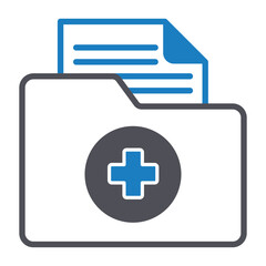 Obraz premium Medical Folder Vector Icon which can easily modify or edit