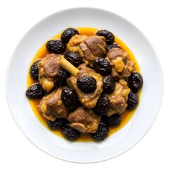 Tender lamb shanks with dried plums