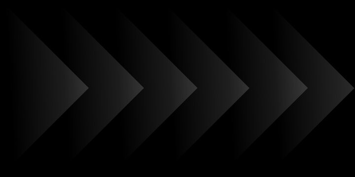 Dark abstract chevron arrows background with sleek gradient shadows.