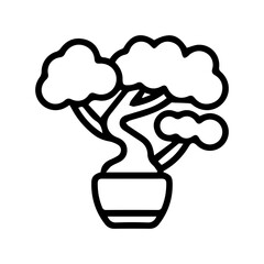 Bonsai Tree Icon Design