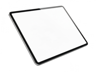 Modern tablet device icon isolated on transparent background