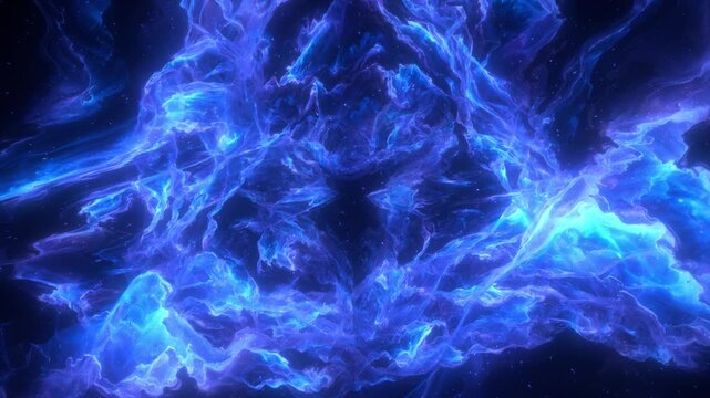 cosmic nebula in deep space loop animated science background
