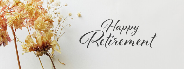 happy retirement text