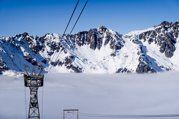 Aiguille Midi Cable Car Structure