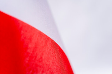 Abstract Red And White Fabric Texture Background