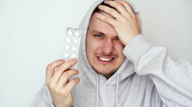 High blood pressure and headache in an adult man.
Chronic headaches and medication.
Taking headache pills