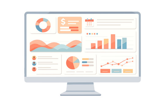 Digital Dashboard with Financial and Performance Analytics
