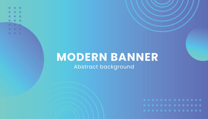 Pink and purple gradient abstract banner background