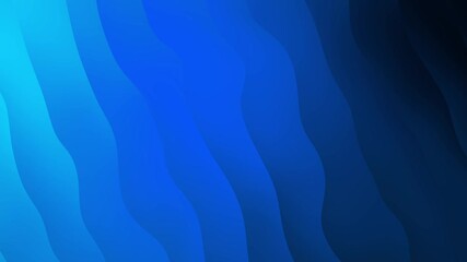 Abstract blue wavy background with gradient design - Powered by Adobe