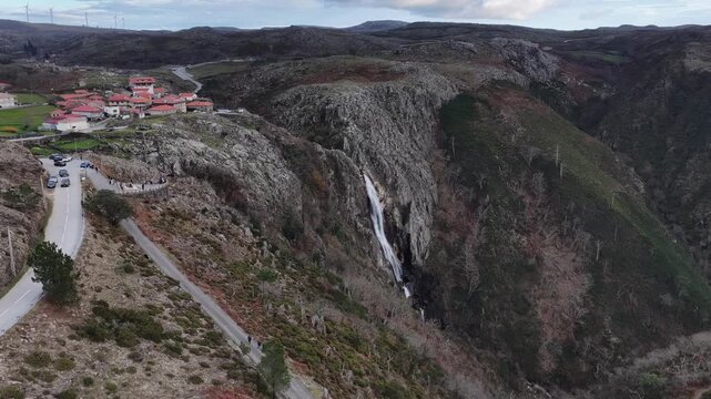 Tallest waterfall in Portugal Frecha da Mizarela