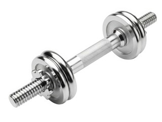 Adjustable dumbbell with chrome plates