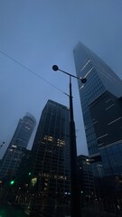 Obraz premium skyscrapers at night