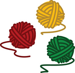 knitting yarn threads