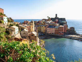 Obraz premium Vernazza, village on the eastern Ligurian coast