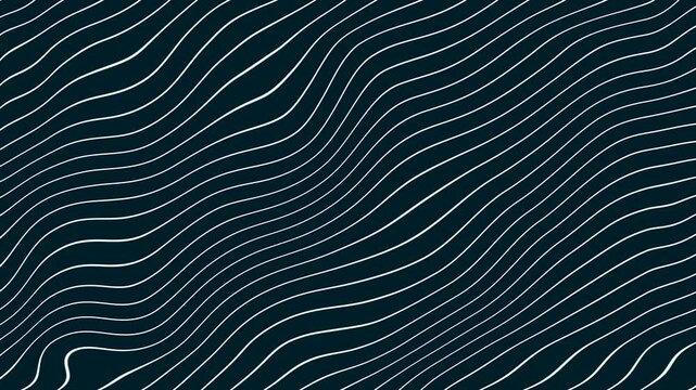 Grid Wave Animation in Dark Blue Background.