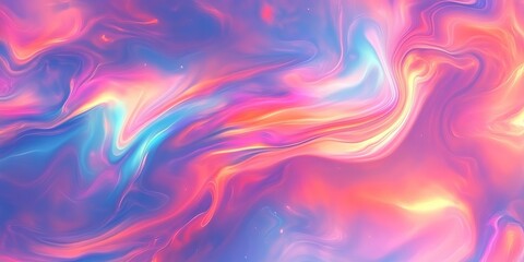 Obraz premium Stunning Marble Texture with Liquid Color Swirls Creating a Beautiful Abstract Background Artwork