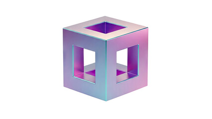 Holographic Cube with Openings