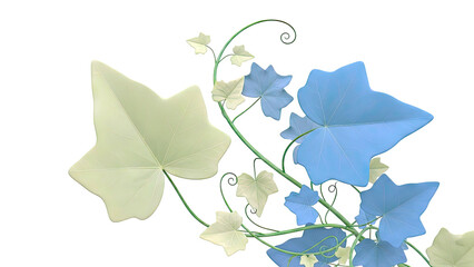 Stylized Ivy Leaves and Vines