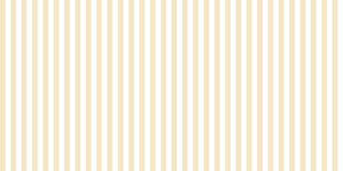 Seamless vertical stripes pattern in soft beige and white. Minimalist classic wallpaper, textile, and wrapping paper background design.
