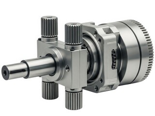 Mechanical gear assembly with multiple shafts