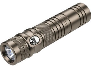 Compact titanium flashlight with side switch