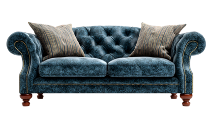 leather sofa isolated on white