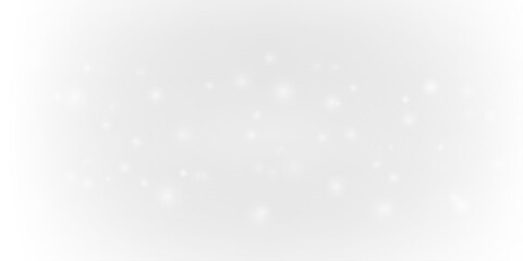 Soft white dust swirls delicately, forming a luminous floating veil. Tiny sparkles enhance magic and elegance. PNG © Romstock