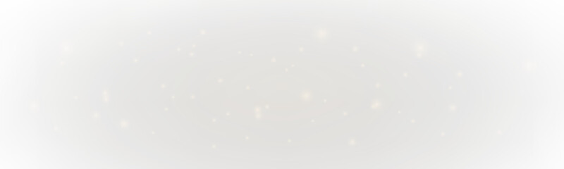 Soft golden particles drift slowly, forming a luminous sparkling cloud. A subtle glow creates elegant festive detail. PNG © Romstock
