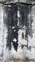 Fototapeta premium Grungy Wall Pattern with Weathered Textures and Cracks, Perfect for Retro Architecture Backgrounds