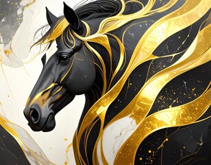 abstract horse background
