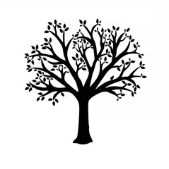Fototapeta premium Vector Tree Silhouette.eps