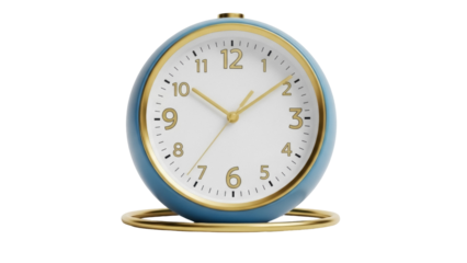 Isolated Desk Clock Showing 1010, Traditional Timepiece, Timekeeping Instrument Reminder Device