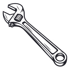 Adjustable wrench