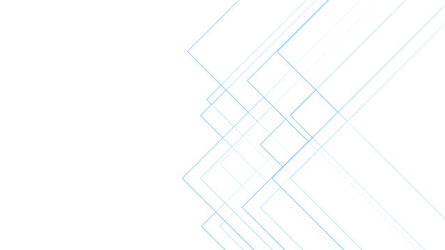 Abstract 3d architectural background featuring a blue blueprint design with technology patterns and business construction lines for a modern web banner wallpaper concept