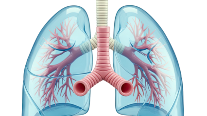 3D Rendering of Human Lungs and Trachea