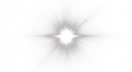 PNG bright sunlight effect with sparkling sun rays