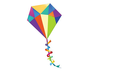 colorful kite flying in the sky