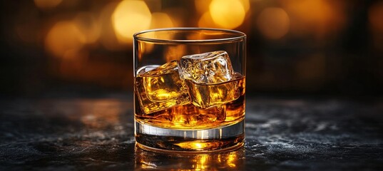 Refined Amber Liquor Swirls Poised Captivating, Elegant Blend Radiates Luxurious Temptation