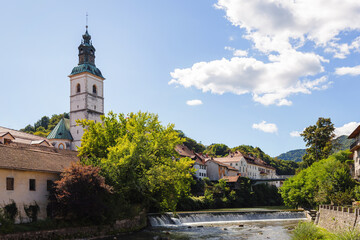Discover Skofja Loka with its beautiful medieval town and preserved buildings along the Sora river,...
