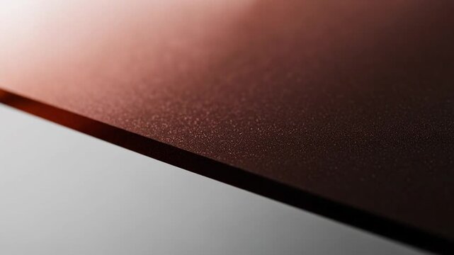 Elegant copper metallic paint transition with subtle light play creating a modern effect