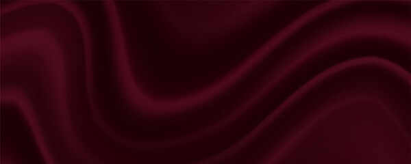 Black dark deep burgundy ruby cherry plum red abstract background. Silk satin velvet fabric. Elegant luxury rich. Curtain drapery fold line wave flow. Romance, Valentine, Birthday. Christmas. Design.