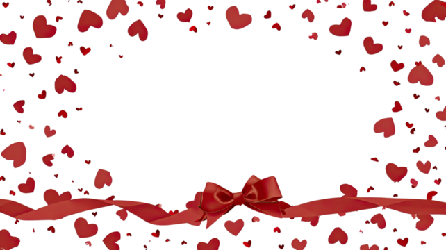 Red paint splashes and heart shapes create a romantic vector frame illustration with blood red paint drips for a Valentine Day card design - Powered by Adobe