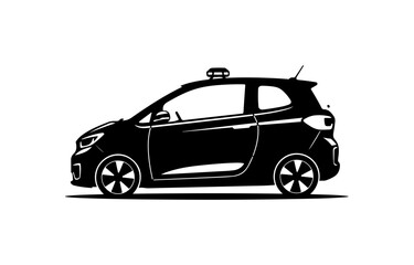 Obraz premium Modern Electric Vehicle Illustration