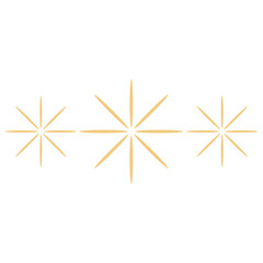 Shining Stars Aligned in a Row